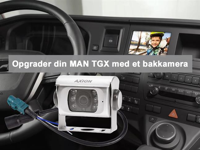 Bakkamera-kit med farvekamera til årets lastbil i Europa