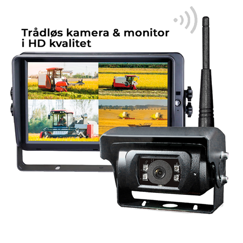 NYHED: Trådløs kamera & monitor i HD kvalitet...